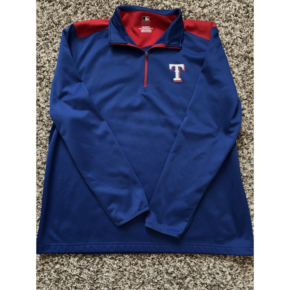 Texas Rangers Fleece Pullover Size 2XL